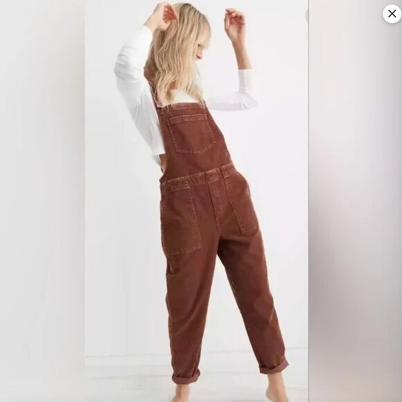 Aerie corduroy work play overalls - Picture 2 of 6